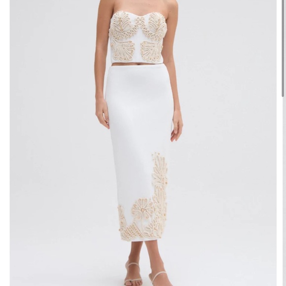 PatBO Dresses & Skirts - Pat Bo Dune Skirt Top Set 0